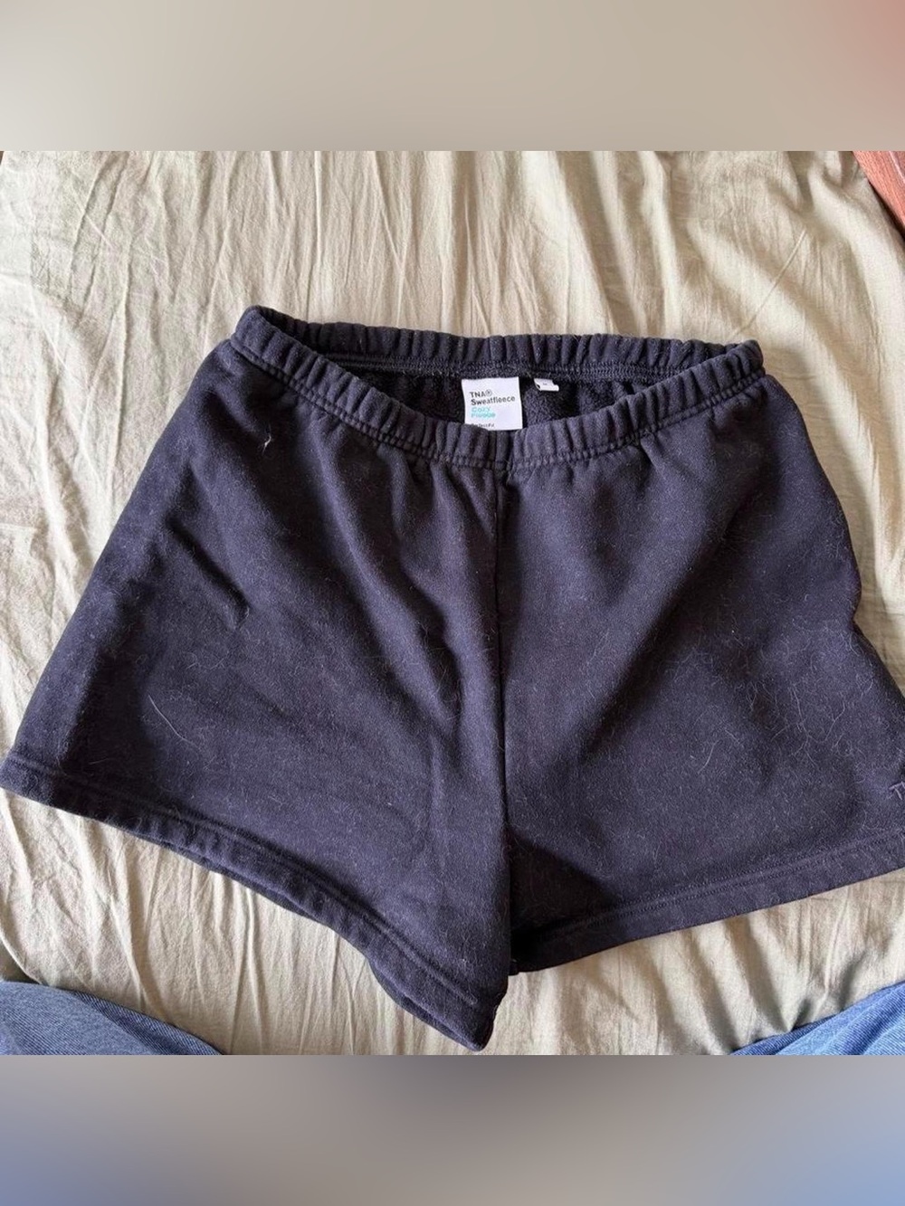 TNA Black Athletic Lounge Shorts